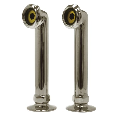 Aqua Vintage Vintage 6" Deck Mount Riser for Faucet, Brushed Nickel AE6RS8